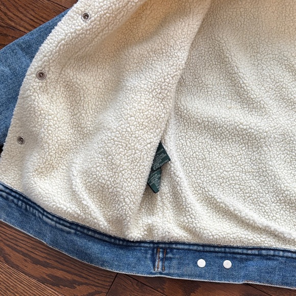 Vintage Ralph Lauren Cream Sherpa Jacket - Picture 10 of 12